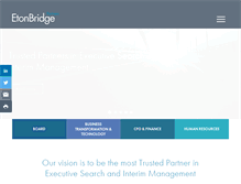 Tablet Screenshot of etonbridgepartners.com